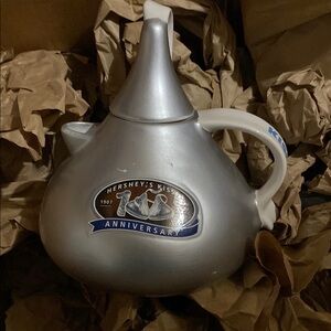 Hershey's Kiss Anniversary Silver Teapot